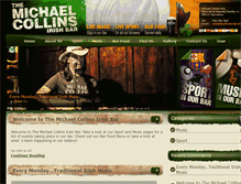 Tablet Screenshot of michaelcollinspubs.com